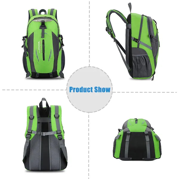 36L Outdoor Backpack Waterproof Daypack Travel Knapsack For Hiking Camping Picnic Travel School Spring Summer