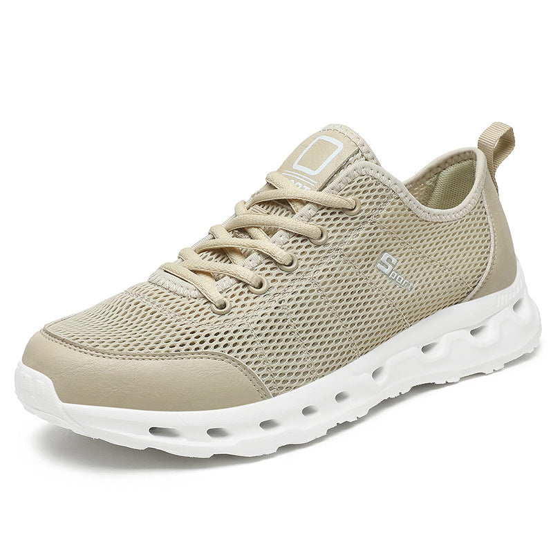 Summer New Hollowed-out Mesh Breathable Casual Sports Running Shoes