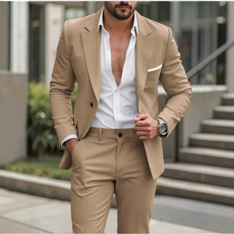 Always In Stock Mens Two-piece Business Professional Suit