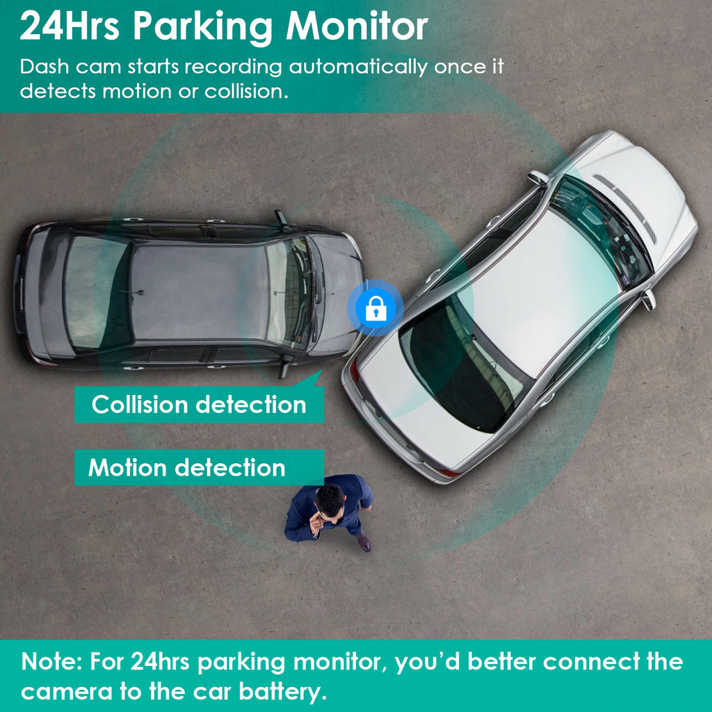 3 Channel Dash Cam Front Inside Rear Vehicle Driving Recorder Car DVR With 32G MMC Card G Sensor Motion Detection Parking Monitor Loop Recording